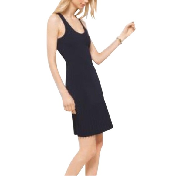 Michel Kors Navy Knit Dress - Picture 1 of 4